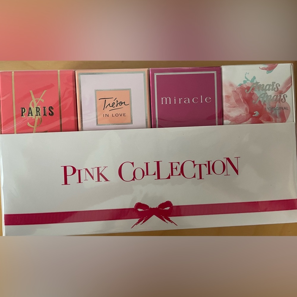 Pink Collection Perfume Set: YSL Paris, Tresor in Love, Miracle, Anais Anais